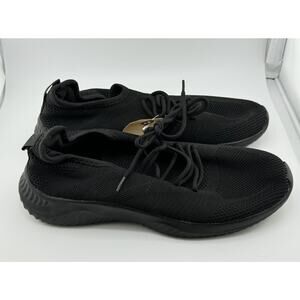 EUC Black Lightweight Sneakers Womens Running Walking Tennis Shoes Comfort‎